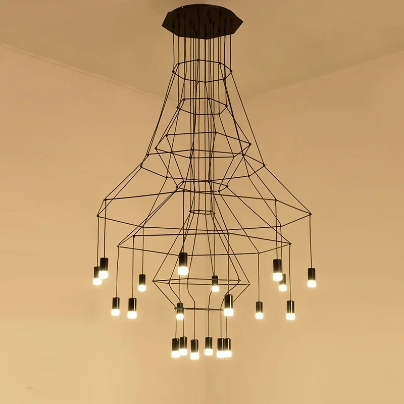 Interior Design Years Of Study - โคมไฟระย้า LED ดีไซน์ทันสมัย สำหรับบันได อะคริลิค G9