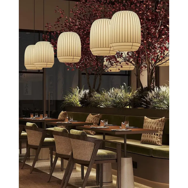 Interior Design Of Cafe - ร้านอาหารดีไซน์ภายในทันสมัย ที่นั่งแบบบูธ ร้านกาแฟ คาเฟ่ โต๊ะไม้และเก้าอี้หวาย เฟอร์นิเจอร์ม้านั่ง