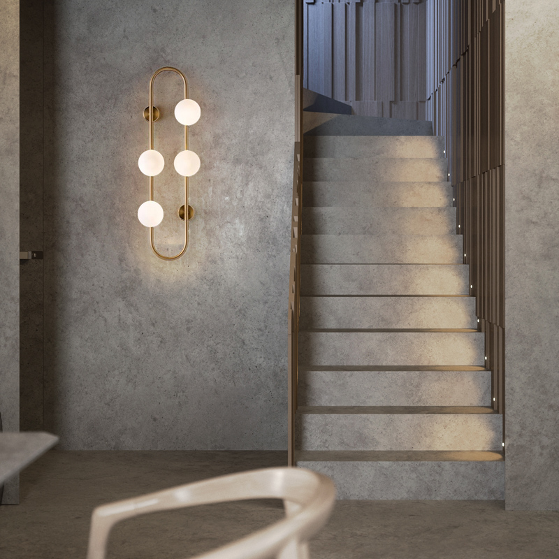 โมเดิร์นไฟผนังกระจกตกแต่งห้องน - Interior Design Years Of Study บทวิจารณ์และราคา