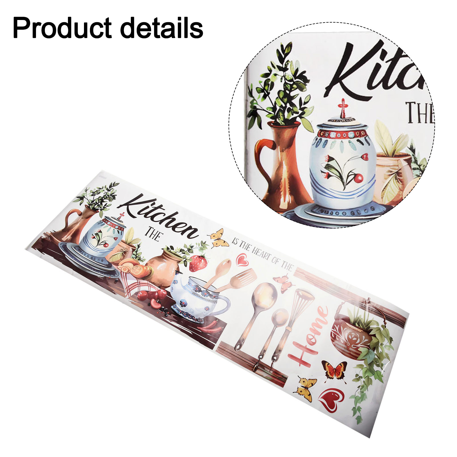 สติกเกอร์ติดผนังลายดอกไม้ ทำจา - Interior Design Kitchen And Living Room บทวิจารณ์และราคา