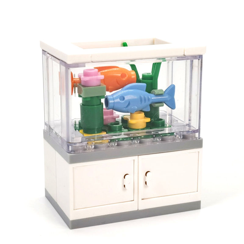 ถังปลาบล็อกตัวต่อของเล่นเรืองแ - Interior Design Lego บทวิจารณ์และราคา