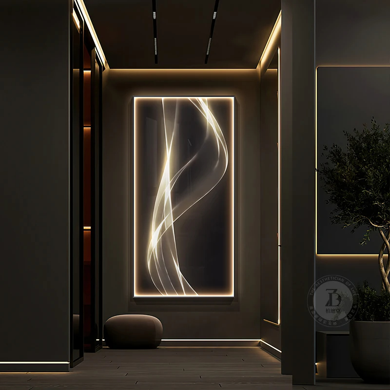 โคมไฟติดผนังแบบโมเดิร์นไฟ LED  - Interior Design Kitchen And Living Room บทวิจารณ์และราคา